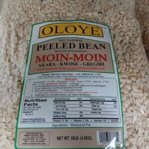 Oloye Peeled Bean Moin-Moin | (10LBS)